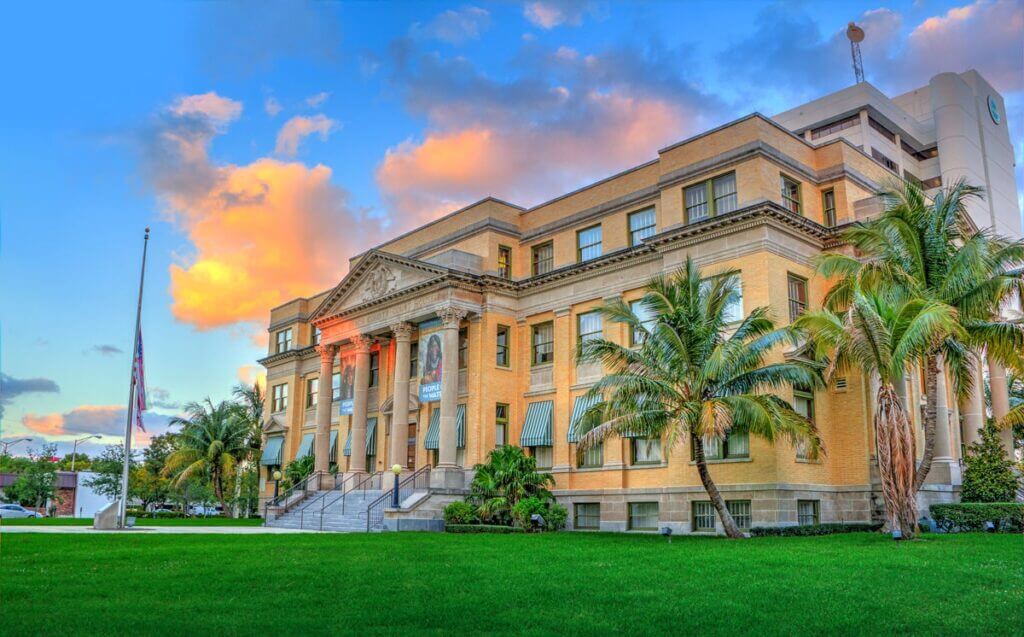 Old historic courthouse west palm beach
